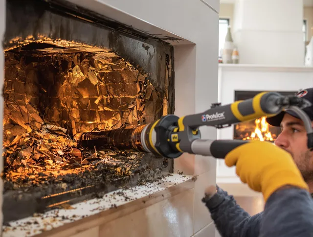 Professional chimney cleaning by Gahanna Chimney Sweep in Gahanna, OH