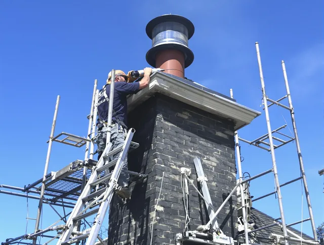 Sturdy chimney crown finished by Gahanna Chimney Sweep in Gahanna, OH