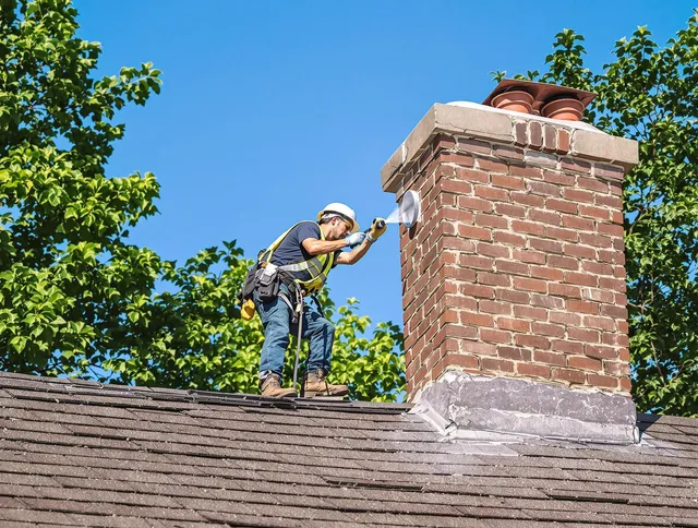 Gahanna Chimney Sweep performing an inspection with advanced tools in Gahanna, OH