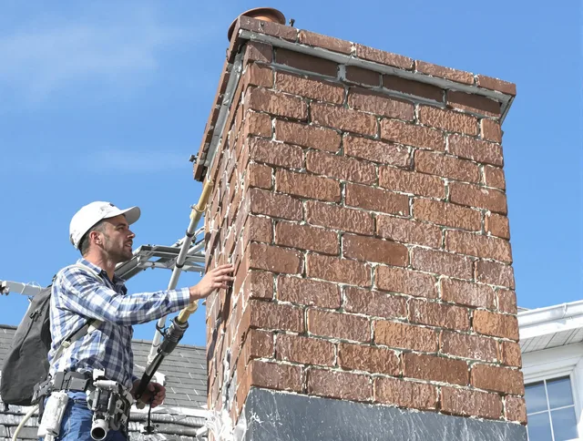 Brickwork for a chimney rebuild by Gahanna Chimney Sweep in Gahanna, OH