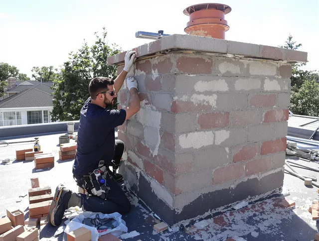 Advanced chimney repair process by Gahanna Chimney Sweep in Gahanna, OH