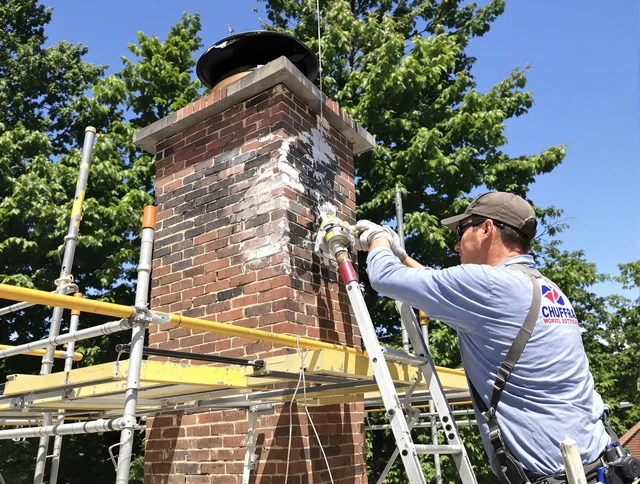 Structural chimney repair by Gahanna Chimney Sweep in Gahanna, OH