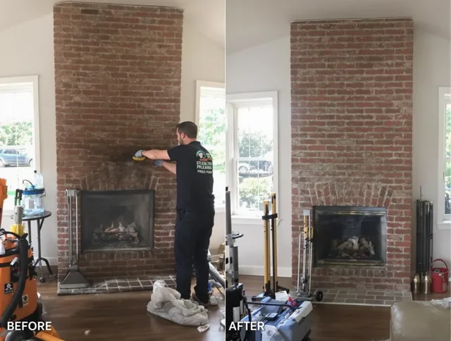 Finished chimney sweeping service by Gahanna Chimney Sweep in Gahanna, OH
